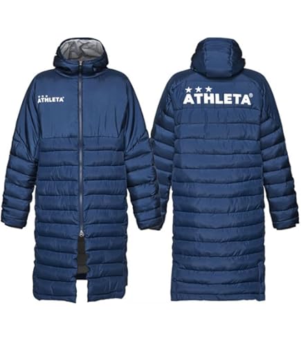 Amazon.co.jp: アスレタ サッカーウェア ベンチコート メンズ 中綿